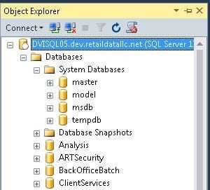 Type Of SQL Server Database